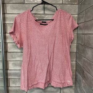 Pink striped top